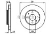 Диск тормозной BOSCH 0 986 479 B37 (фото 1)