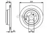Тормозной диск BOSCH 0 986 479 479 (фото 1)