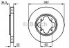 Гальмівний диск HONDA Accord \'\'F \'\'2,0-2,2 \'\'93-98 BOSCH 0 986 478 634 (фото 1)