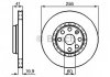 Тормозной диск BOSCH 0 986 478 535 (фото 1)