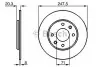 Тормозной диск BOSCH 0 986 478 371 (фото 1)
