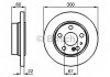 Гальмівний диск MB W140 W220 R BOSCH 0 986 478 566 (фото 1)