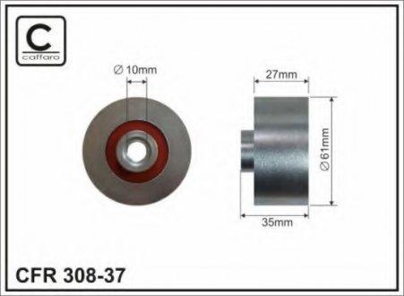 Направляющий ролик CAFFARO 308-37