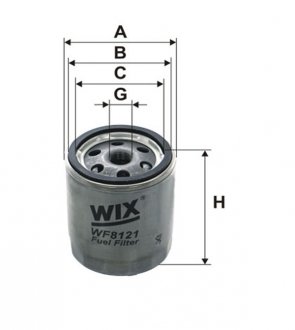 Топливный фильтр FILTERS WIX WF8121 (фото 1)
