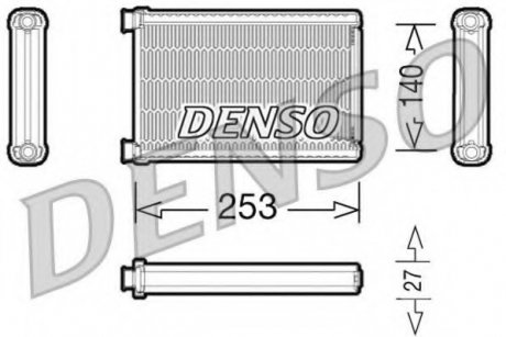 Теплообменник, отопление салона DENSO DRR05005 (фото 1)