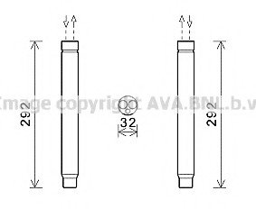 Осушитель кондиционера AVA BW D445