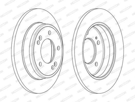 Диск тормозной FERODO DDF2193C