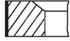 Кольца поршневые MAHLE 039 59 V0 MAHLE\KNECHT 03959 V0 (фото 1)