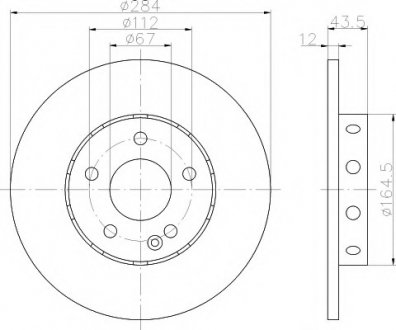 Гальмівний диск (TMD) TEXTAR 92059303