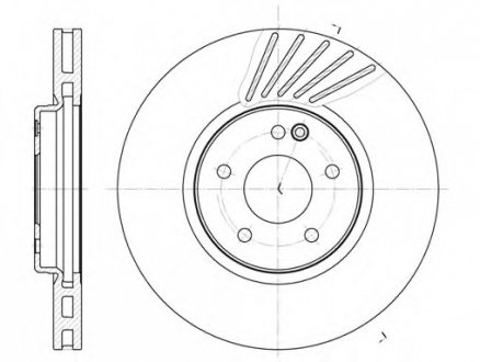 Тормозной диск REMSA 61127.10 (фото 1)