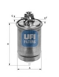 Топливный фильтр UFI 55.427.00