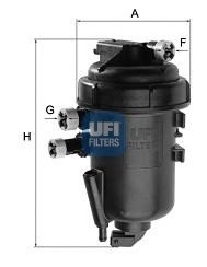 Корпус паливного фільтра UFI 55.116.00