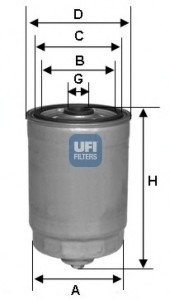 Паливний фільтр UFI 24.441.00 (фото 1)