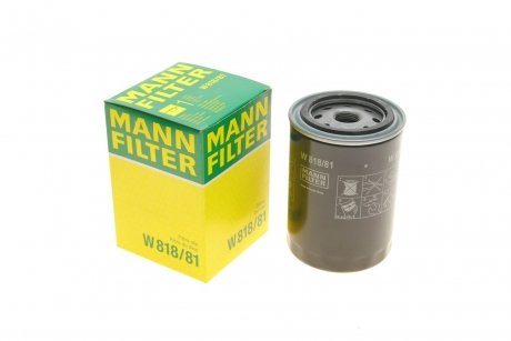 Масляный фильтр W818/81 MANN (Манн) W 818/81 (фото 1)