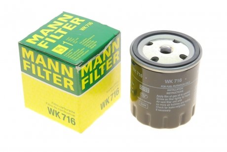 Топливный фильтр MANN (Манн) WK 716 (фото 1)