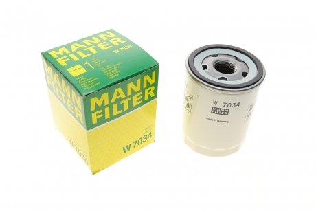 Фільтр оливний -FILTER MANN (Манн) W 7034 (фото 1)