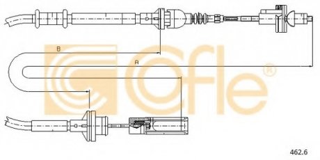 Трос зчеплення COFLE 462.6