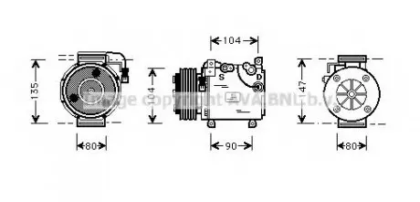 Компрессор AVA MTA K037