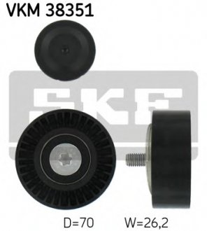 Паразитный / ведущий ролик, поликлиновой ремень VKM 38351 SKF VKM38351