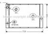Радіатор охолодження BMW 5/6/7 SERIES COOLING AVA BWA 2285 (фото 1)