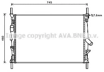 Радиатор AVA FDA 2589