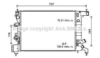 Радиатор AVA CTA 2047