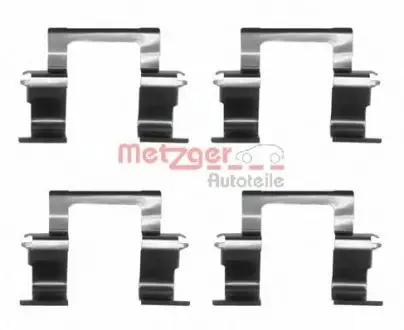 Монтажный к-кт тормозных колодок METZGER 109-1274