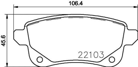 Гальмівні колодки дискові P68 064 BREMBO P 68 064