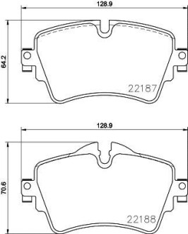 Гальмівні колодки дискові BREMBO P06 092 (фото 1)