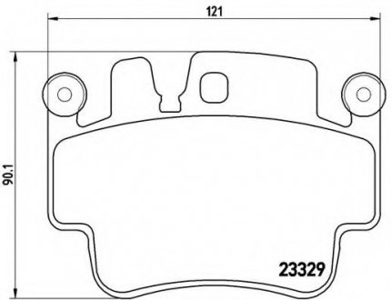 Тормозные колодки BREMBO P65 009