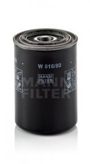 Масляный фильтр MANN (Манн) W 816/80 (фото 1)