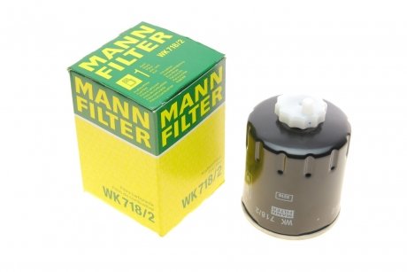 Топливный фильтр MANN (Манн) WK 718/2 (фото 1)