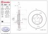 Гальмівний диск BREMBO 09.5801.10 (фото 1)