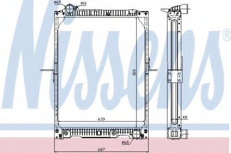 Радіатор NISSENS 62646A