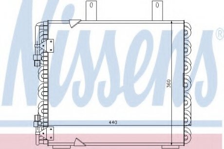 Радиатор кондиционера NISSENS 94172