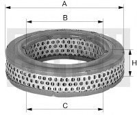 Фільтр повітря MANN-FILTER MANN (Манн) C 1540/3