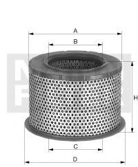 Фільтр повітря MANN-FILTER MANN (Манн) C 2375 (фото 1)