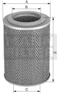 Фільтр масляний MANN-FILTER MANN (Манн) H 1053/2 N