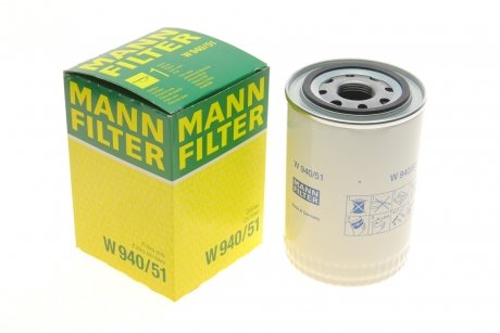 Фільтр гідравлічний MANN-FILTER MANN (Манн) W 940/51