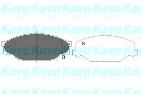 Гальмівні колодки KAVO KAVO PARTS KBP-9039