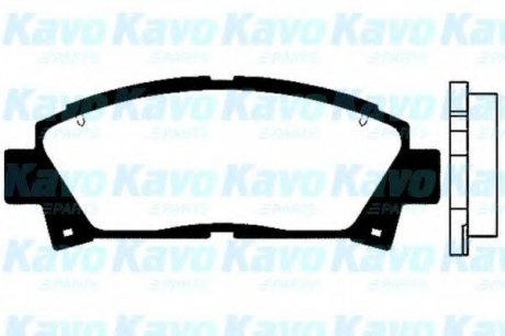 Гальмівні колодки KAVO KAVO PARTS BP-9027 (фото 1)