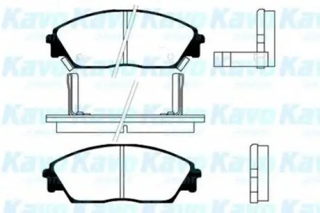 Тормозные колодки KAVO KAVO PARTS BP-2011 (фото 1)