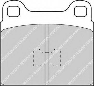 Тормозные колодки FERODO FDB105