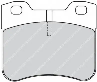 Гальмівні колодки дискові FERODO FDB1109