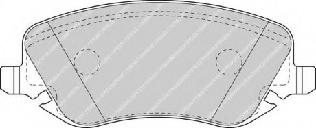 Гальмівні колодки, дискові FERODO FDB1470 (фото 1)