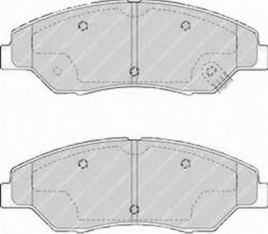 Тормозные колодки FERODO FDB1536