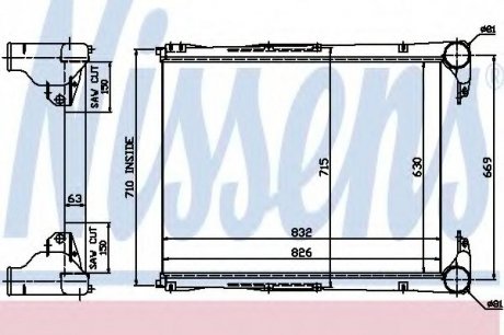 Интеркулер NISSENS 96967