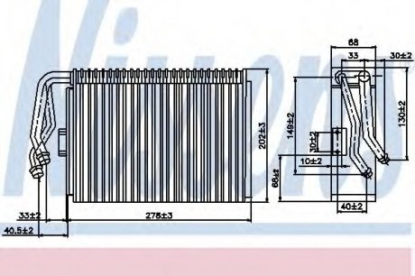 Испаритель NISSENS 92097