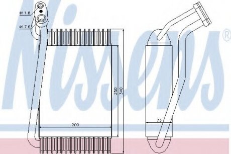 Випарник NISSENS 92144