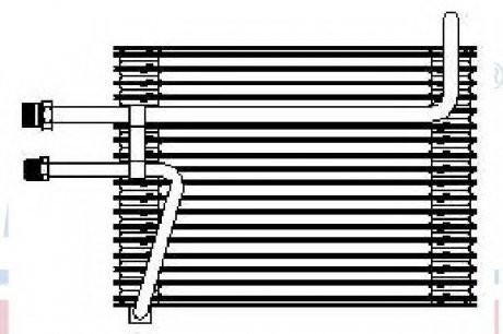 Испаритель NISSENS 92155